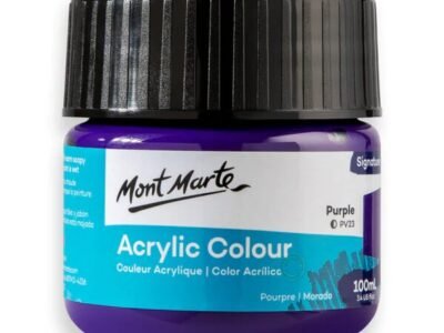 mont marte premium acrylic color 100ml purple