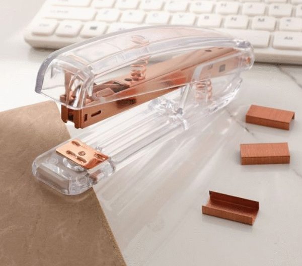rose gold stapler