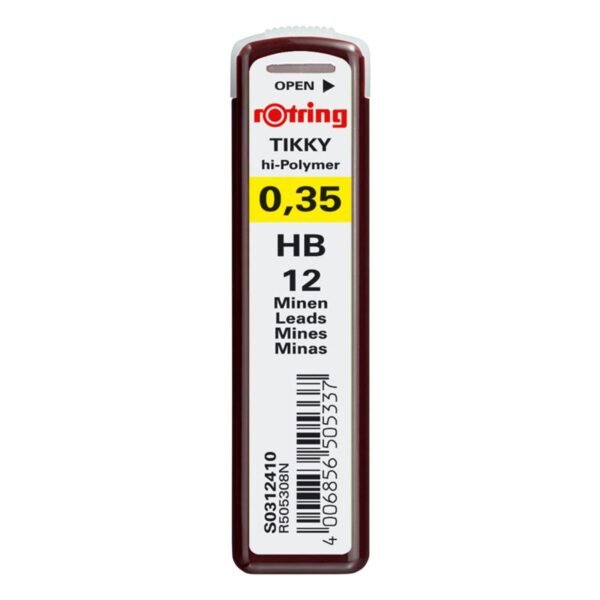 rotring high polymer fine leads 0.35 hb