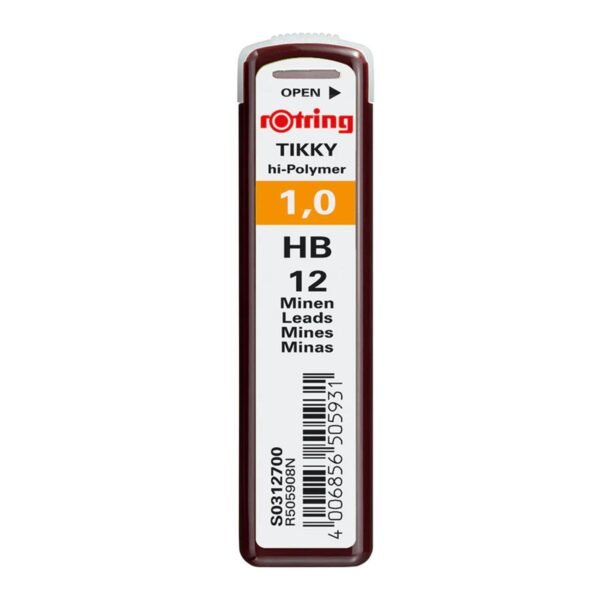 rotring high polymer fine leads 1.00 mm hb