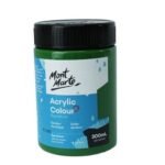 mont marte premium acrylic colour paint 300ml – sap green
