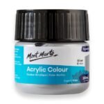 mont marte premium acrylic color 100ml silver