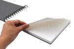 sketch pad black cover spiral binding with cardtige paper suitable for sketch oil pastel and marker art