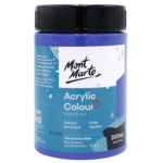 mont marte premium acrylic colour paint 300ml ultramarine blue