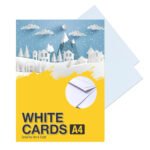 white glossy art card a4 size 10 sheets for sketch , card print , crafting and multipurpose use