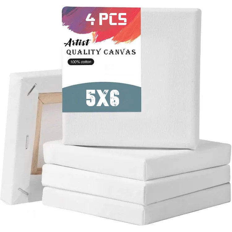 white premium canvas 5x6 inch 4 pcs white premium canvas 5x6 inch 4 pcs