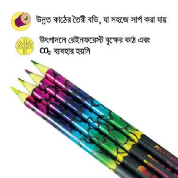 zinix multicolor pencil 4ps pack