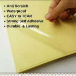 20 pcs clear sticker paper for laserjet inkjet transparent glossy waterproof label strong adhesive 10x5 inch