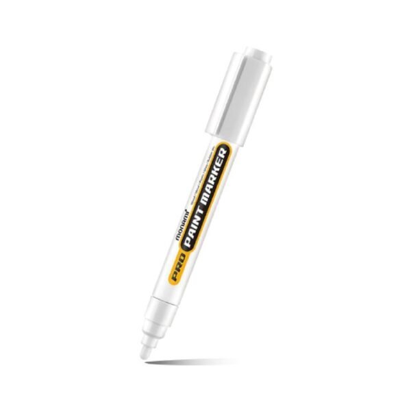 monami paint marker pen – white | permanent waterproof marker