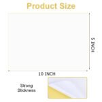 20 pcs self adhesive sticker paper 5x10 inch can be printed with inkjet and laser 5x10 inch glossy
