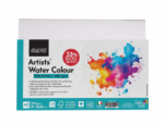 brustro artists' watercolour paper 300 gsm a5 25% cotton cp 2 packets (each packet contains 18+6 free sheets)