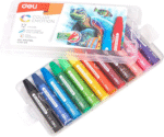 deli ec20104 color emotion 12 colors oil pastel
