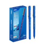 deli eg84 bl gel pen blue ink gel pen 12 pcs