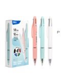 deli eq181 four color ballpoint pen 1.0mm 01 pcs
