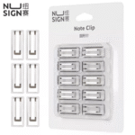 deli ns106 silver metal paperclip notes clip bookmark u shaped needle
