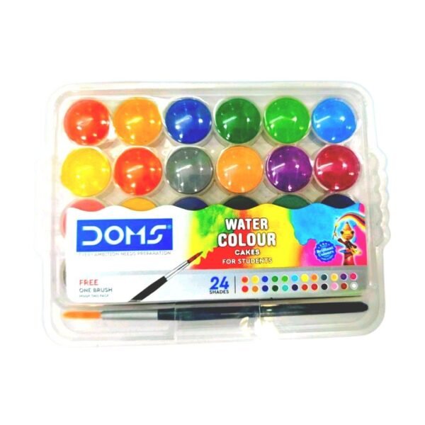 doms water colour cakes 15mm pack of 24