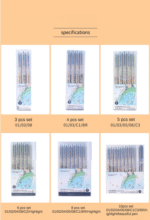 giorgione 5 pcs fine liner water based ink black fineliner marker pen set fineliner marker pens set