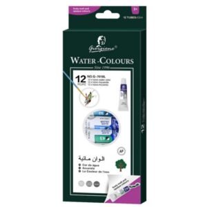 giorgione professional 12 colors watercolor paint set 12ml tube non toxic for paper and canvas for artists' drawings