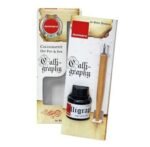 isomars dip pen wooden manga holder set