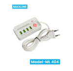 maxline ml 404 durable 4 usb travel multi charger 1.2 miter cable 18 watt usb charger 4 port 2400 ma