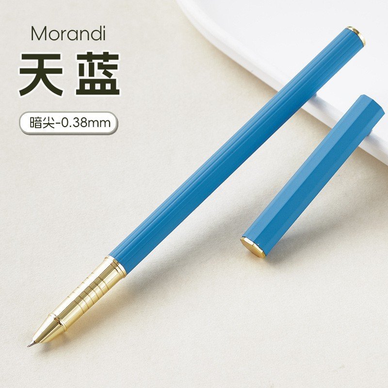 morandi metal fountain ink pen best office and birthday gift item 0.5mm sky blue morandi metal fountain ink pen best office and birthday gift item 0.5mm sky blue
