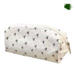 simple black bow pencil case ins high value cute girl student makeup bag large capacity stationery storage bag black verson