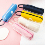 student simple portable oxford cloth pencil bag large capacity stationery storage pencil bag creative school season stationery bag