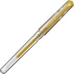 uni ball signo broad um 153 gel pen 1.0 mm japan gold
