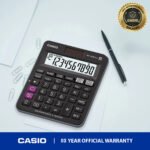 casio mj 100d plus bk solar and battery powered desktop calculator black