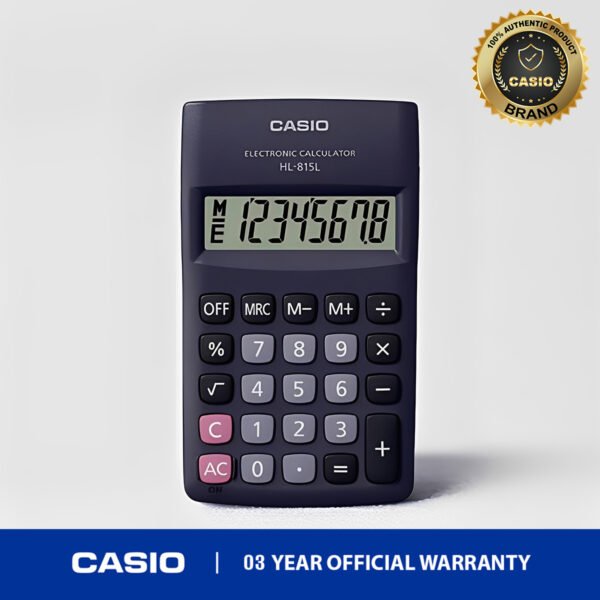 casio hl 815l handheld calculator