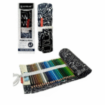 acmeliae pencil roll case for 48 pencils without pencil (only roll)