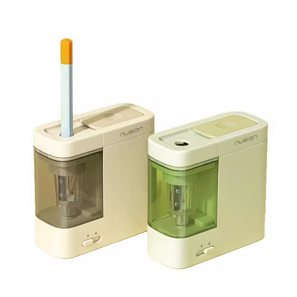 deli new ns071 electric pencil sharpener fully automatic large caliber pencil sharpener student simple genuine