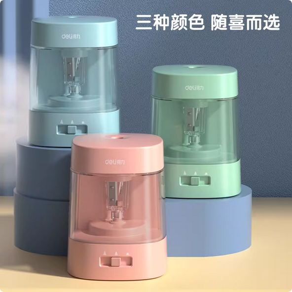 deli va3 electric pencil sharpener kidsren's pencil sharpener dual power supply thickness adjustable