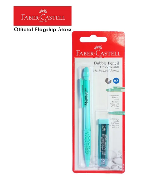 faber castell bubble pencil 0.7mm in blister pack mechanical pencil 0.7mm with lead tube