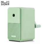 deli ns077 new style manual pencil sharpener automatic pencil sharpener for students pastel green