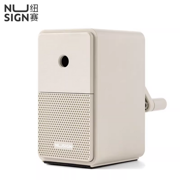 deli ns077 new style manual pencil sharpener automatic pencil sharpener for students pastel grey