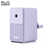 deli ns077 new style manual pencil sharpener automatic pencil sharpener for students pastel purple
