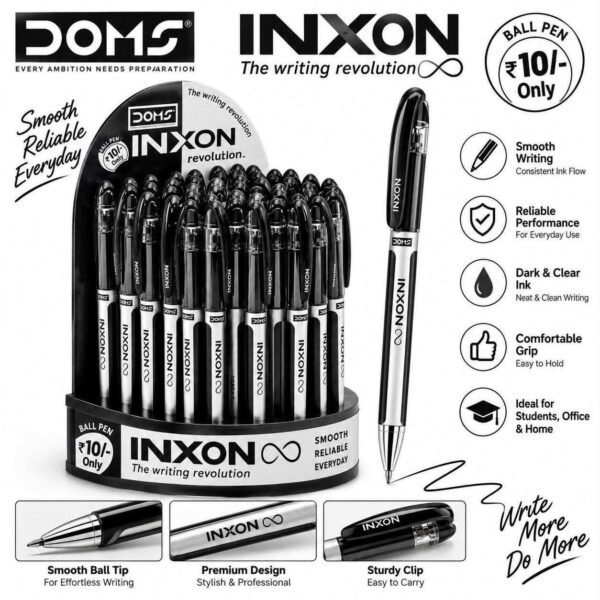 Doms Inxon ball pen 1pcs black ink