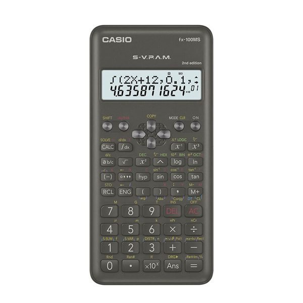 casio fx 100ms black 2nd edition non programmable scientific calculator