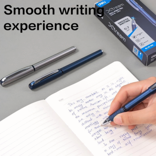 Deli EQ126-BL Ballpoint Pen 0.7 mm blue 12 Pcs