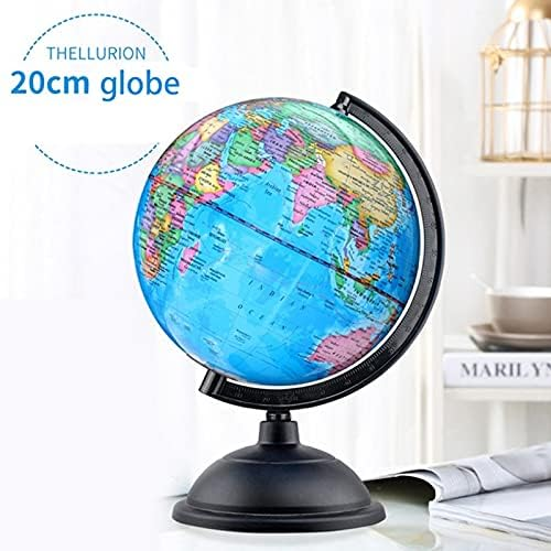 20cm globe world earth atlas map ball &swivel stand geography school educational