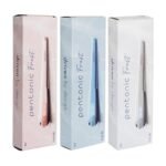 pentonic frost 0.6 mm refillable gel pen | pastel grey body black ink set of 10