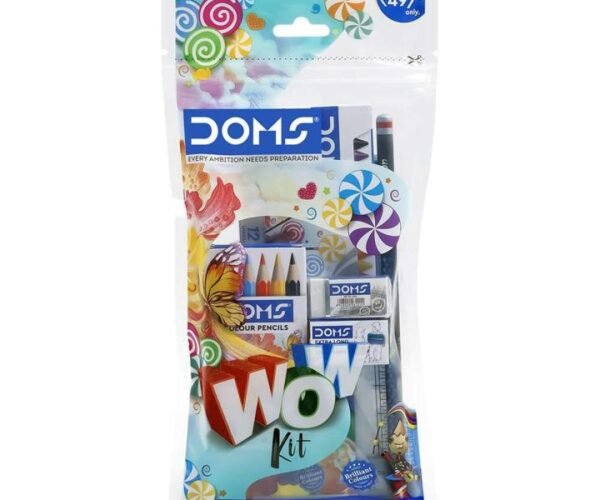 doms wow craft kit | perfect value pack | kit for creative minds | gifting range for kids | combination of 7 stationery items