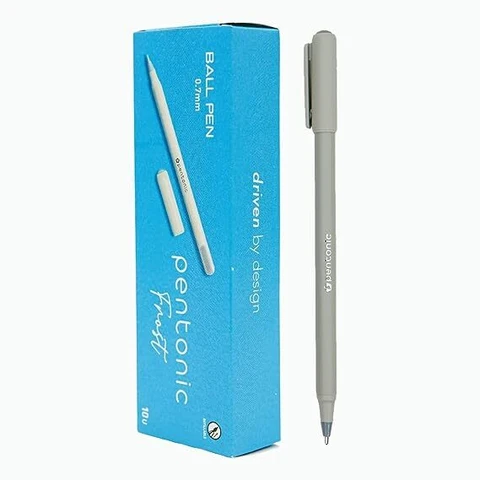 pentonic frost ball point pen tip size 0.7mm black ink, 10 pcs ball pen