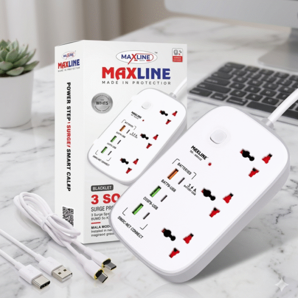 Maxline ML-904 SF Smart Guard Extension Socket