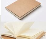 papertree grid notebook a5 size brown cover