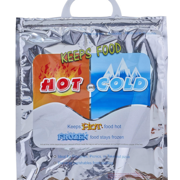 portable aluminum foil insulation bag hot and cold insulated bags for food delivery, grocery shopping bags, storage frozen travel, disposable cooler bag, reinforced thermal lunch bag