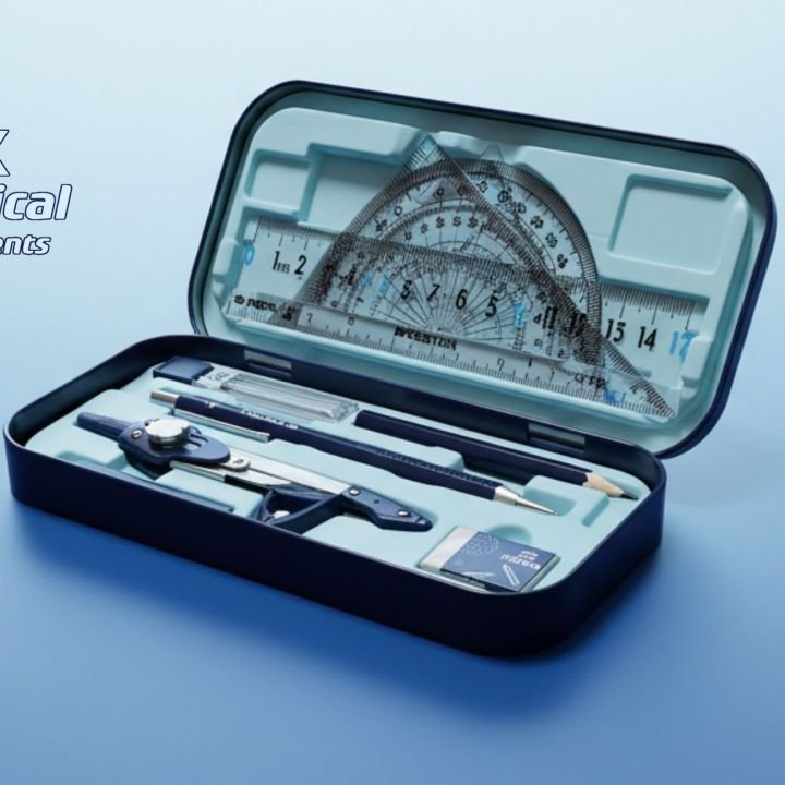 petra phoenix methmatical drawing instruments geometry box