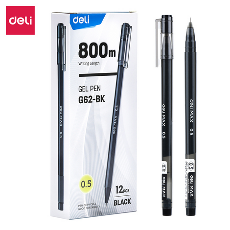 deli eg62 bk gel pen