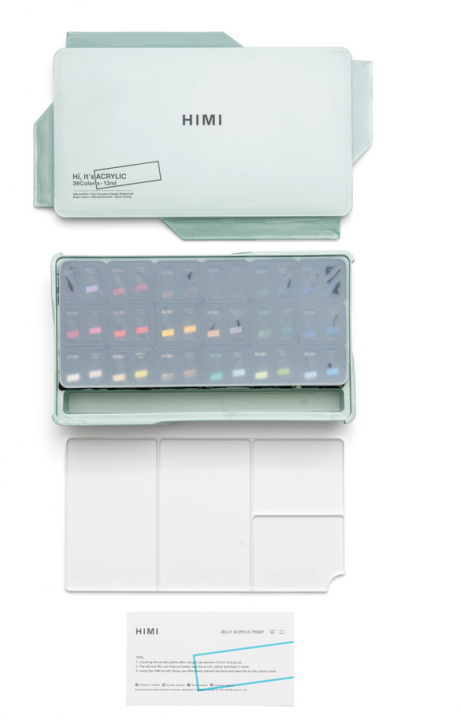 himi acrylic twin cup jelly set 12mlx36 colors